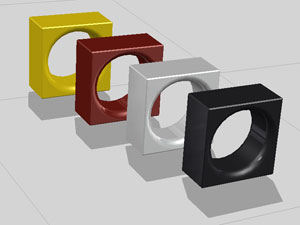 Napkin Rings, CAD Design